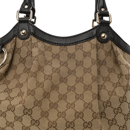 Gucci Monogram Medium Sukey Tote Dark Brown 8 of 12