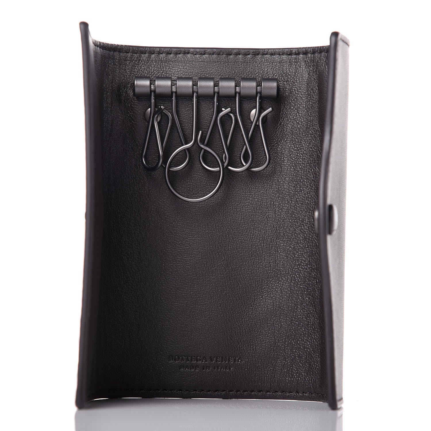 Bottega Veneta Nappa Intrecciato 6 Key Holder Espresso 5 of 7