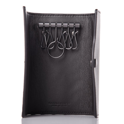Bottega Veneta Nappa Intrecciato 6 Key Holder Espresso 5 of 7