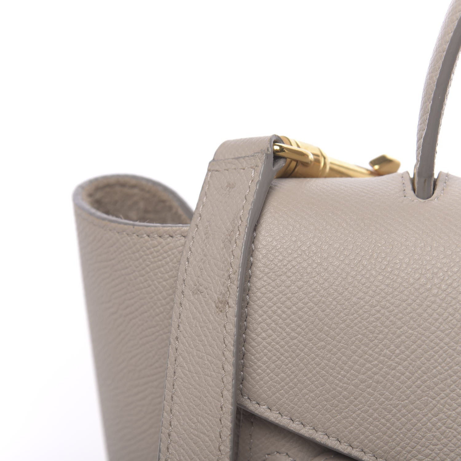 Celine Grained Calfskin Micro Belt Bag Light Taupe 12 of 15