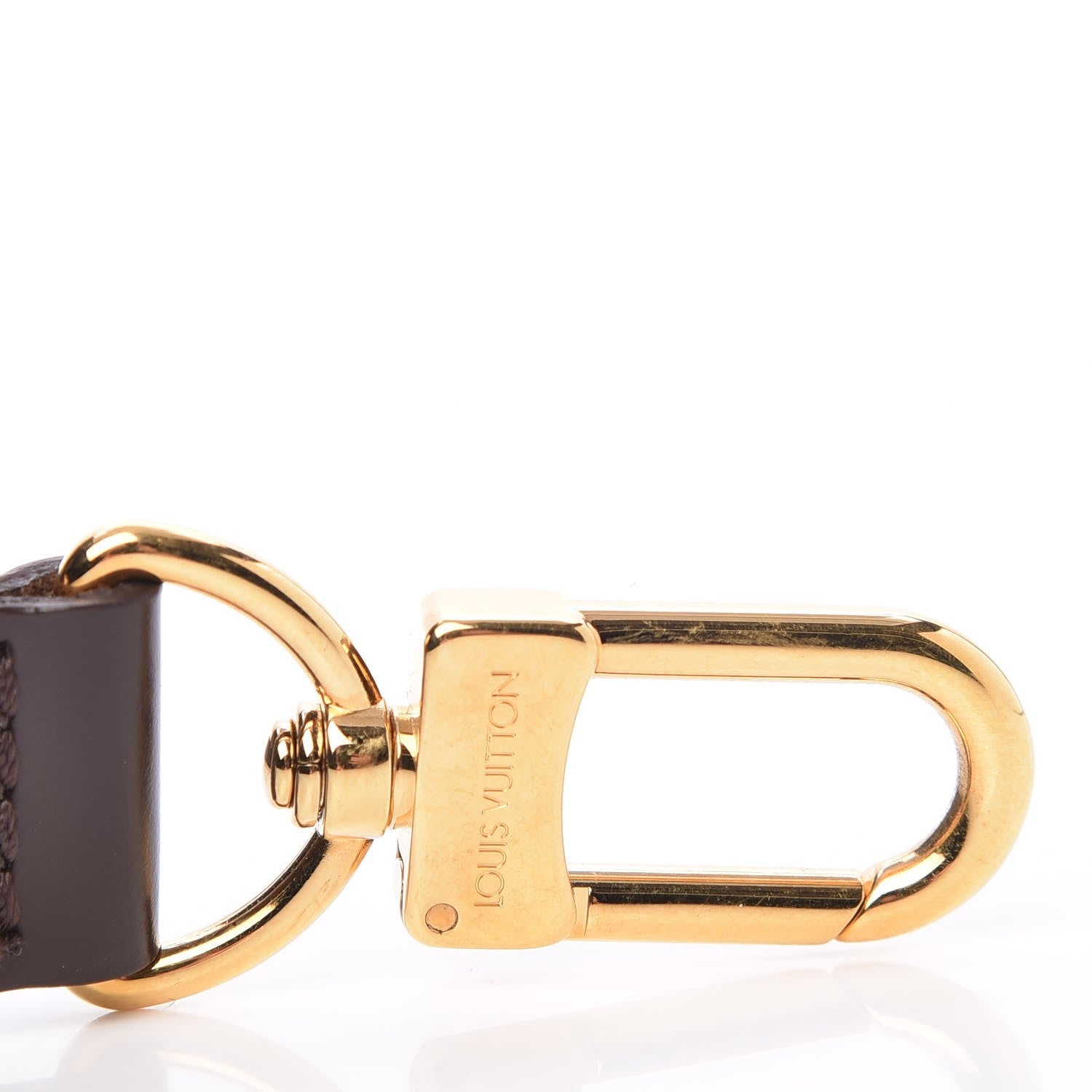 Louis Vuitton Calfskin 16mm Adjustable Shoulder Strap Brown 4 of 4