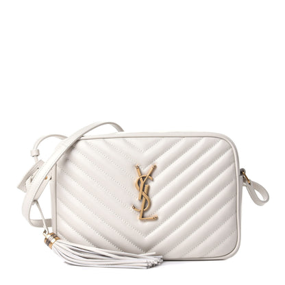 Saint Laurent Calfskin Matelasse Monogram Lou Camera Bag Crema Soft 1 of 3