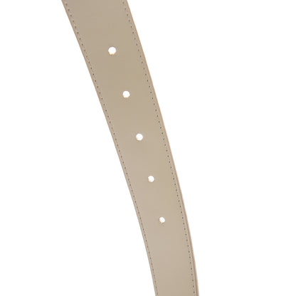Louis Vuitton Damier Azur LV Paris Buckle Belt 90 36 Gold 3 of 5