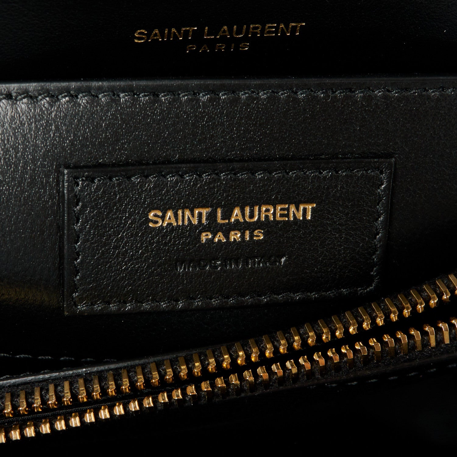 Saint Laurent Calfskin Y Quilted Monogram Small Loulou Chain Satchel Black 7 of 11
