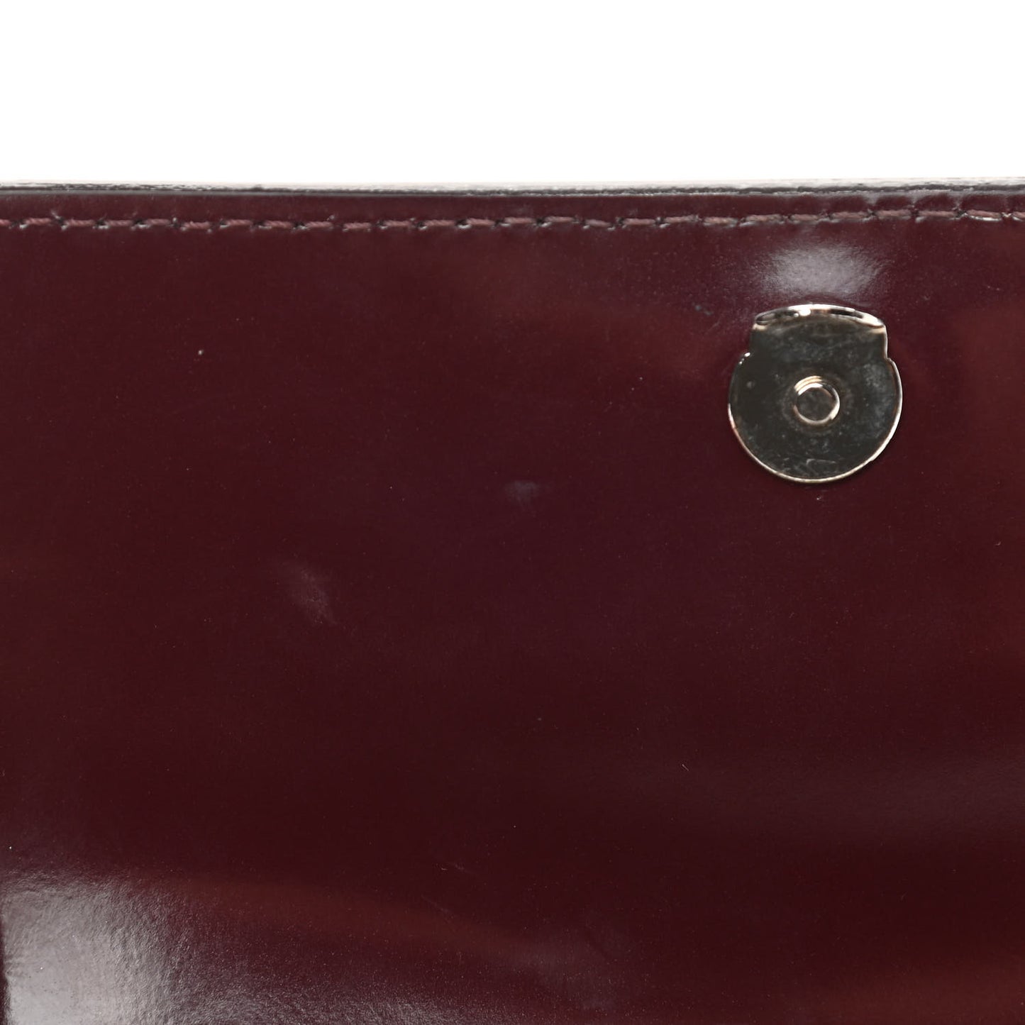 Calfskin Jitney 0.7 Rent Money Crossbody Bag Burgundy