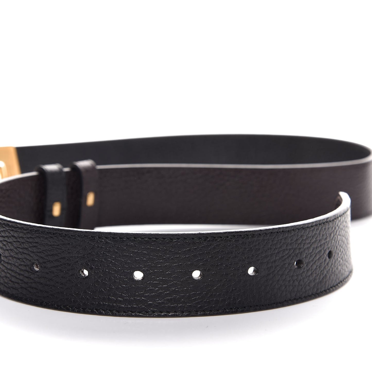 Calfskin Double G Reversible 37mm Belt 90 36 Black Cocoa