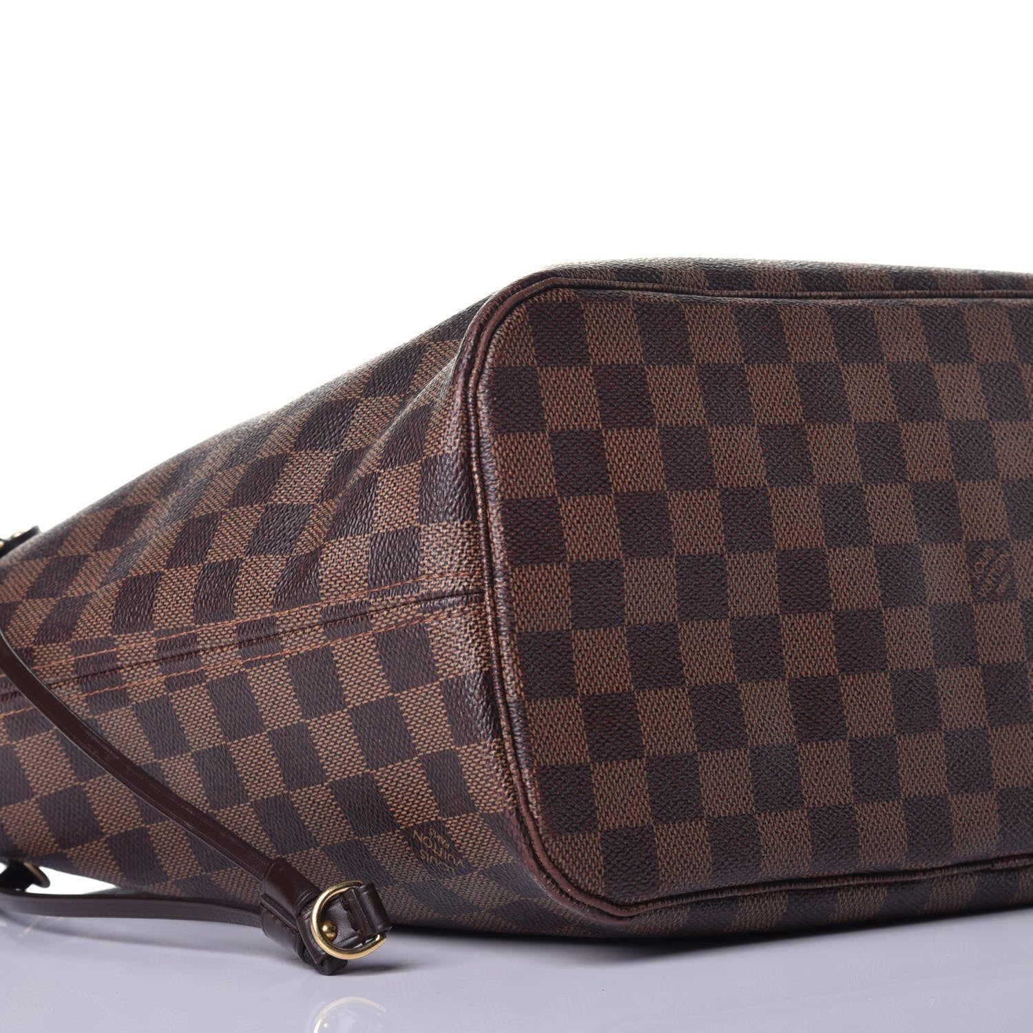 Louis Vuitton Damier Ebene Neo Neverfull MM Rose Ballerine 8 of 11