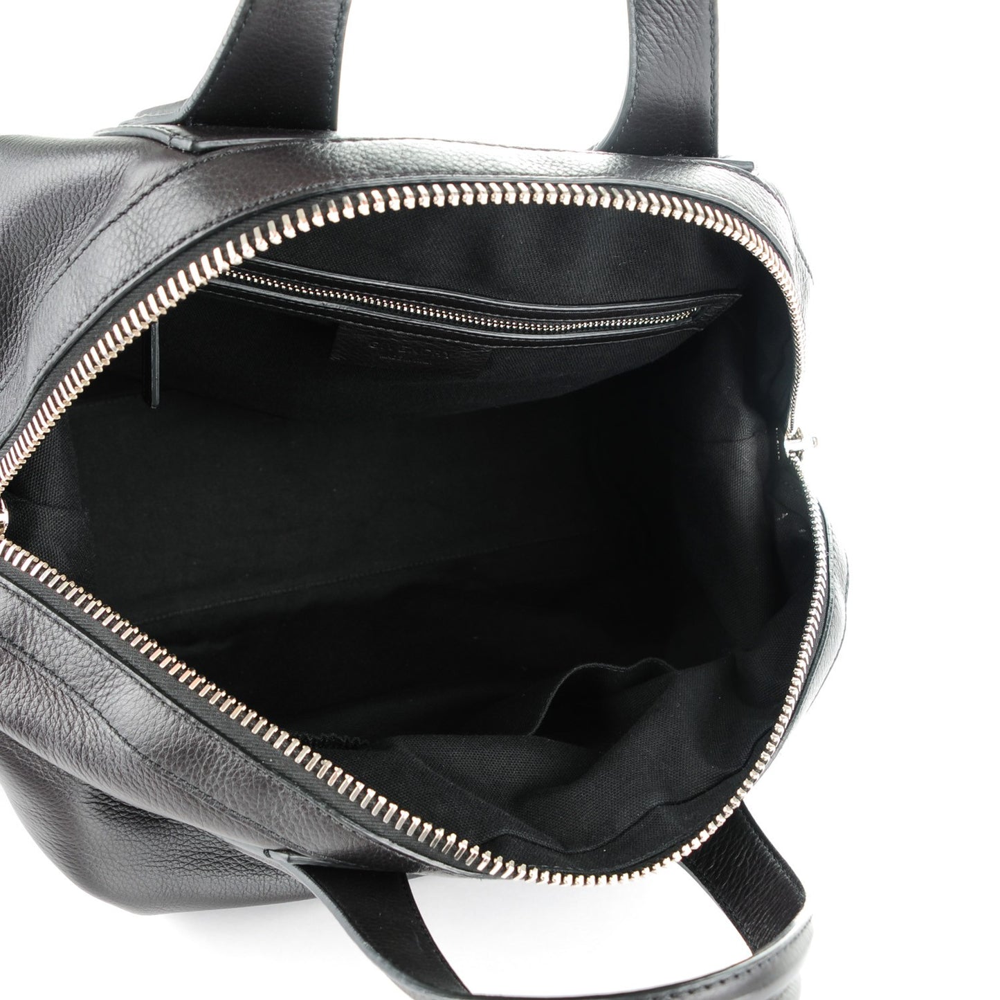 Waxed Calfskin Studded Medium Nightingale Black