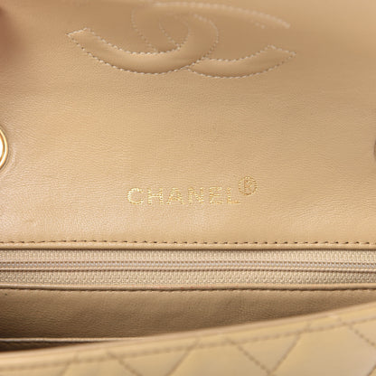 Chanel Lambskin Quilted Mini Square Flap Beige 8 of 11