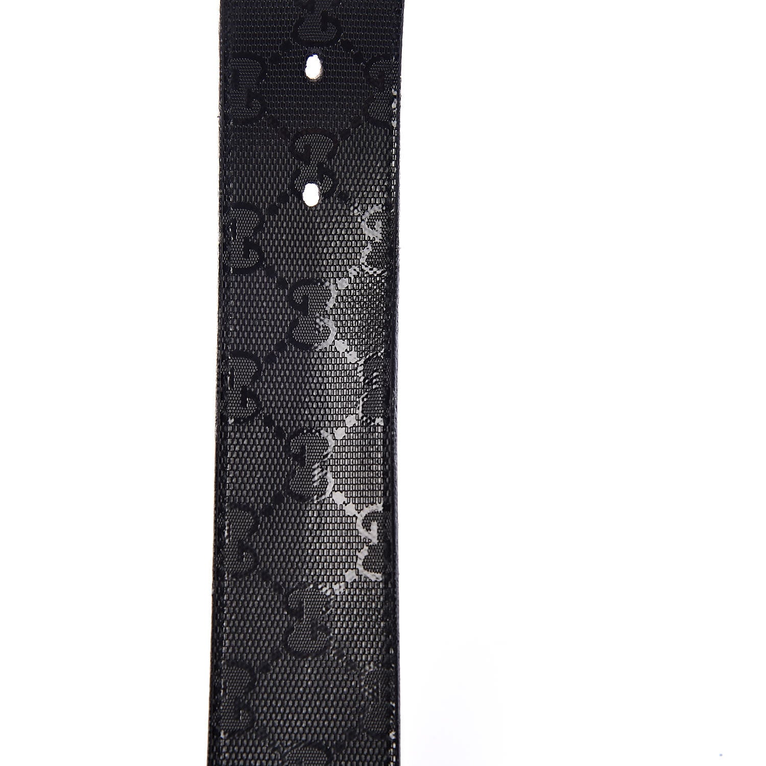 Gucci Imprime Monogram Interlocking G Belt 90 36 Black 9 of 10