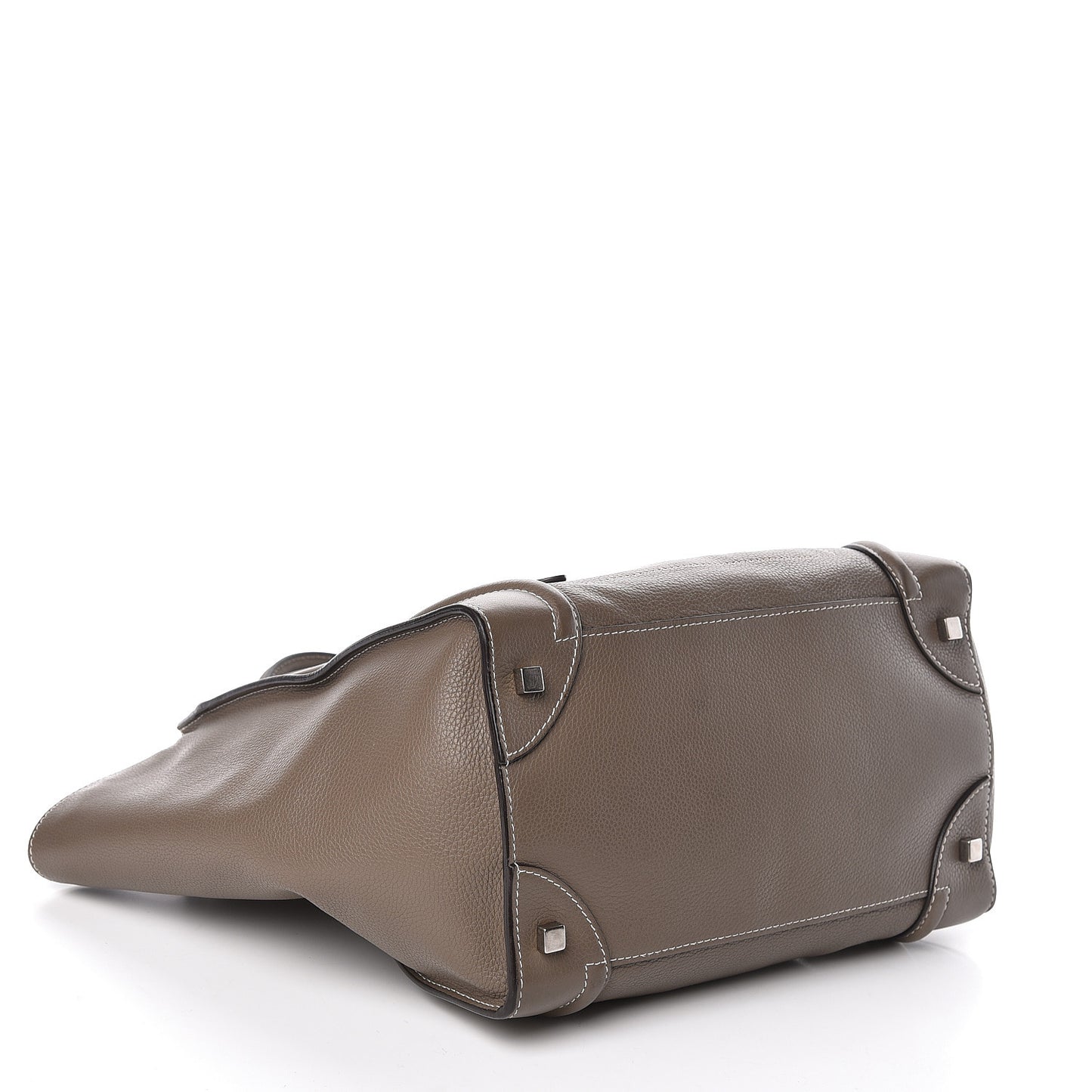 Drummed Calfskin Mini Luggage Souris