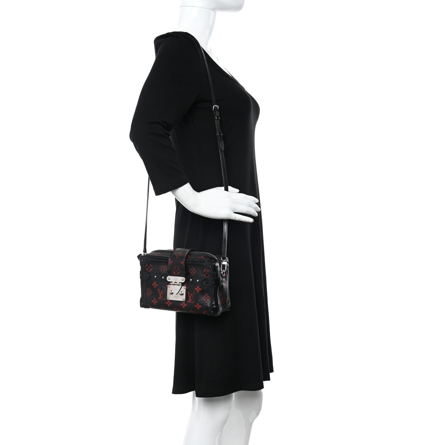 Louis Vuitton Monogram Petite Malle Soft Infrarouge 2 of 13