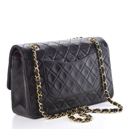 Chanel Lambskin Quilted Medium Double Flap Black 3 of 11