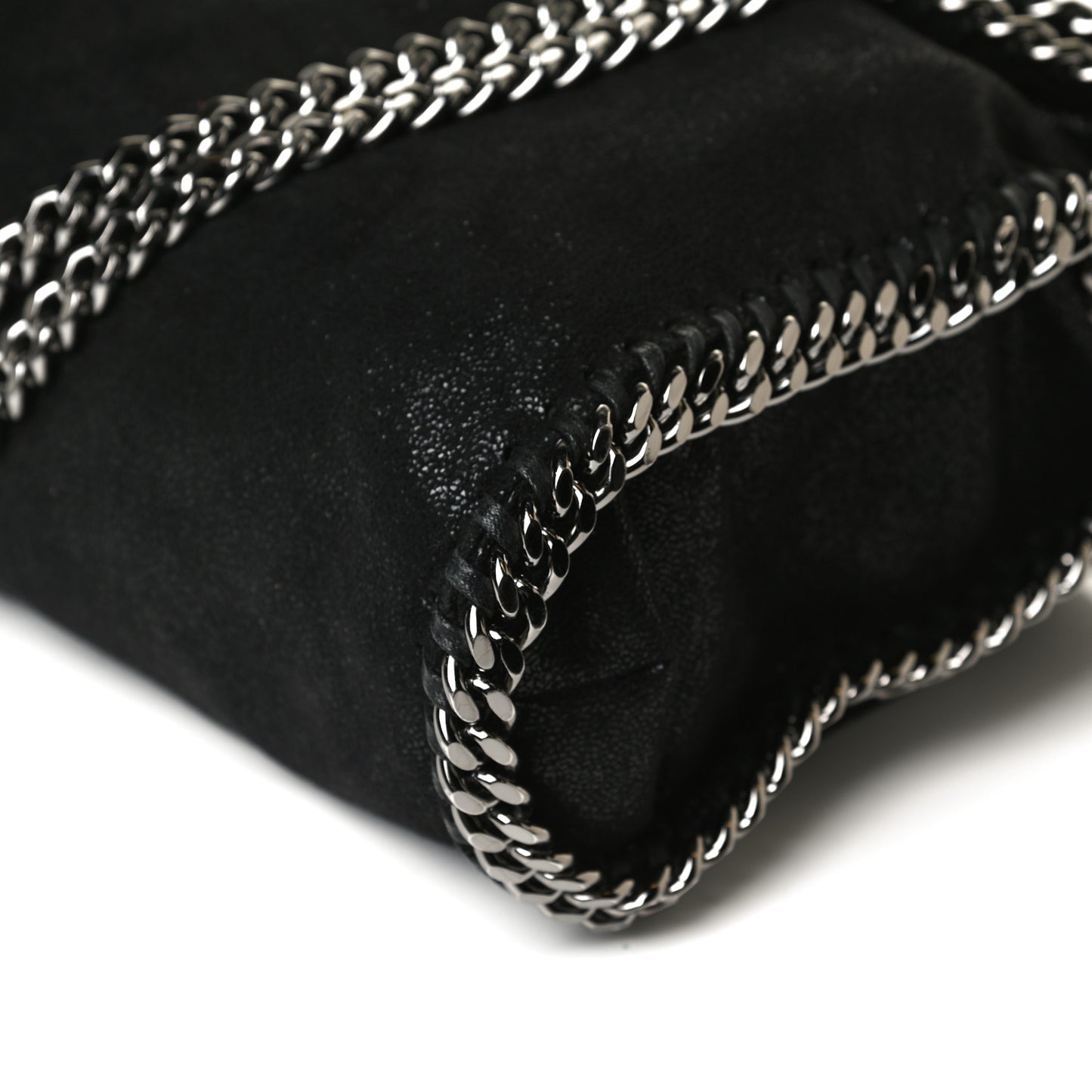 Shaggy Deer Small Falabella Tote Black