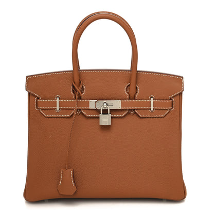 Hermes Togo Birkin 30 Gold 1 of 14