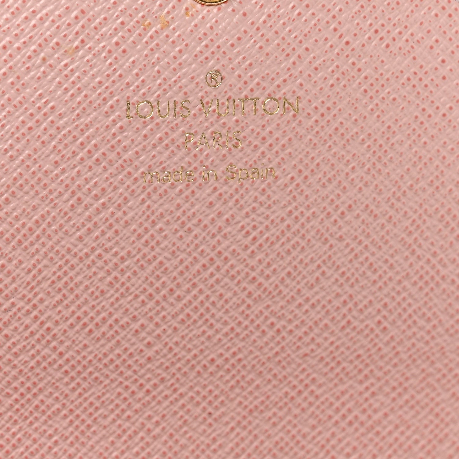Louis Vuitton Monogram Josephine Wallet Rose Ballerine 7 of 9