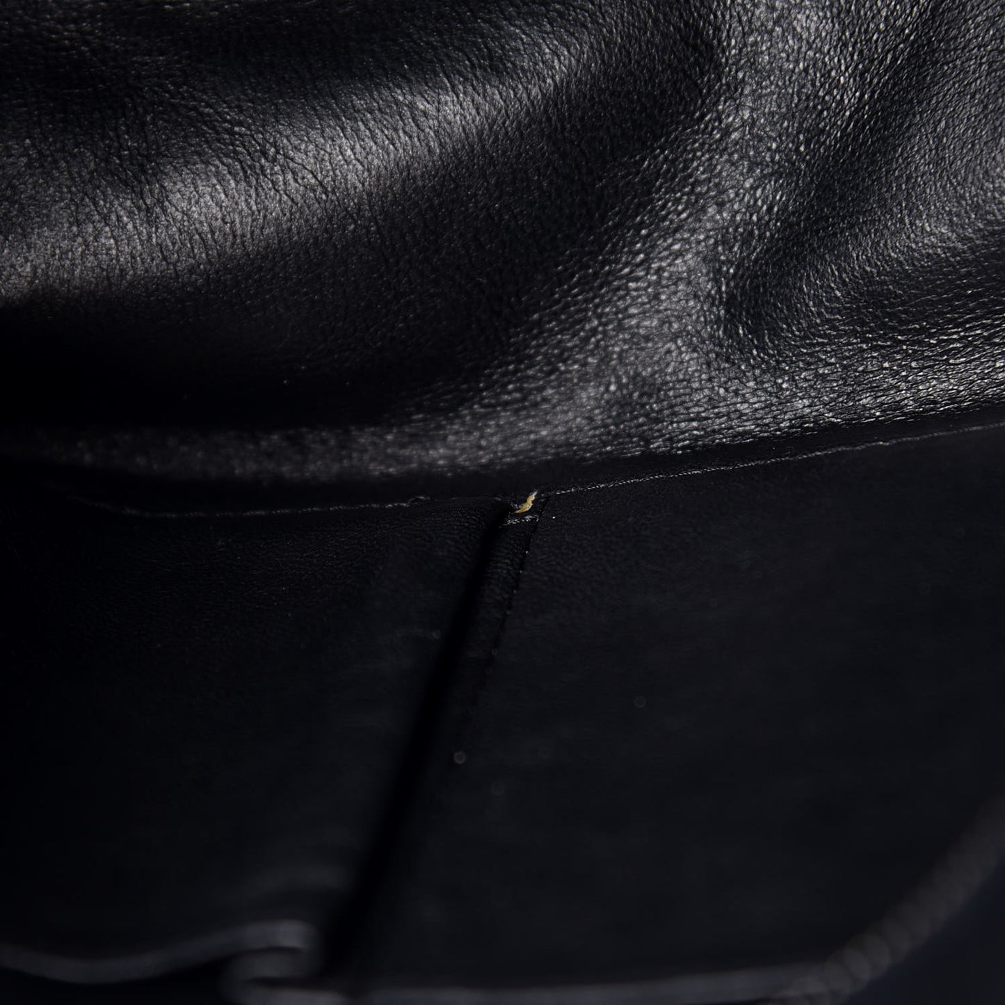 Lambskin Quilted Shoulder Bag Black