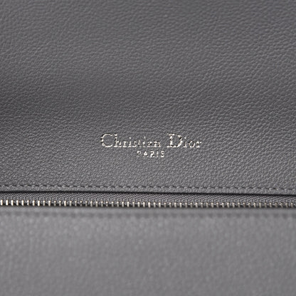 Christian Dior Grained Calfskin Medium Diorama Flap Bag Gris 8 of 11
