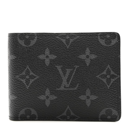 Louis Vuitton Monogram Eclipse Slender Wallet 1 of 8