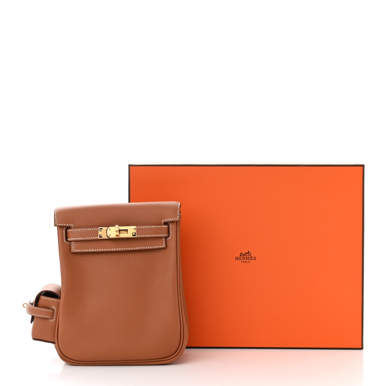 Hermes Swift Kelly Jump Backpack Gold 11 of 11