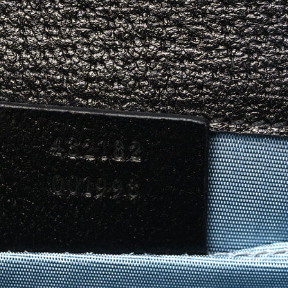 Gucci Grained Calfskin Bee Star Small Padlock Shoulder Bag Black 7 of 10