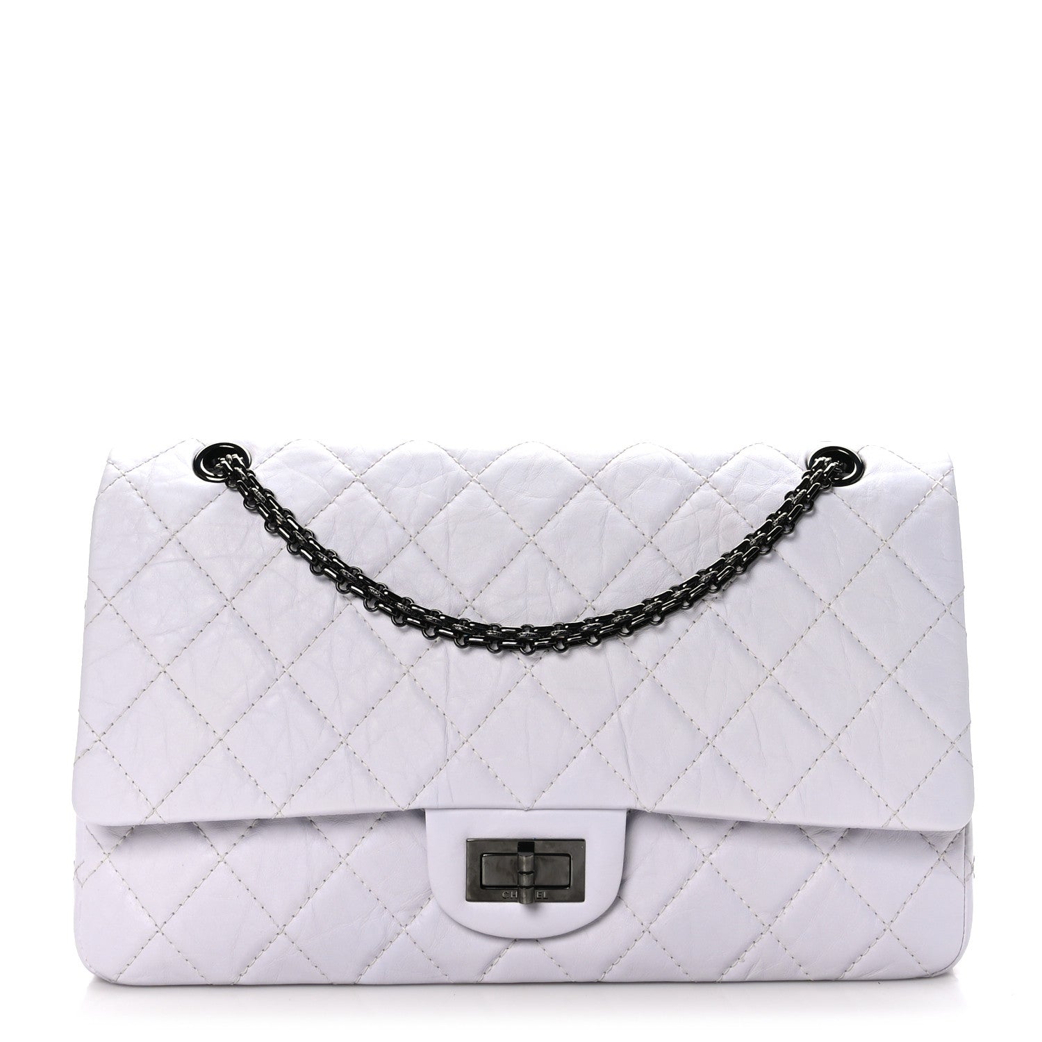 Chanel Aged Calfskin Quilted 2.55 Reissue 227 Flap Light Purple 1 of 9