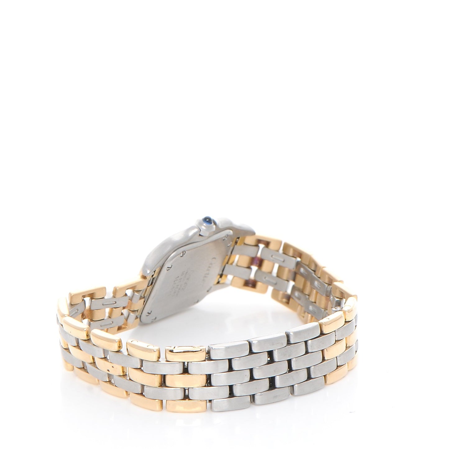 Stainless Steel 18K Yellow Gold 22mm Panthere Quartz Watch