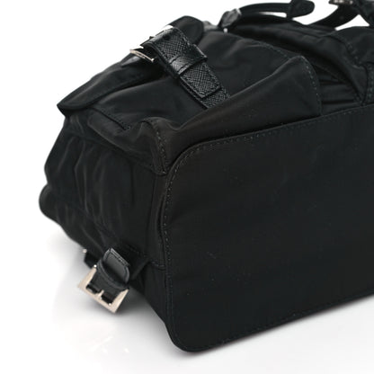 Prada Tessuto Nylon Saffiano Small Backpack Black 7 of 8