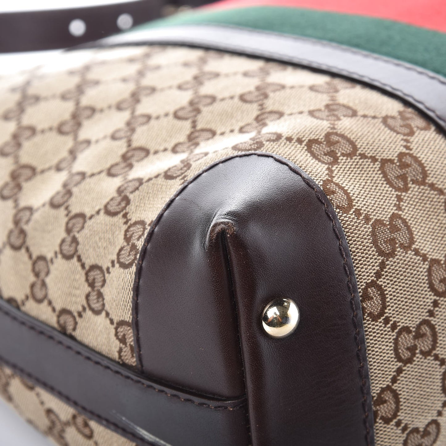 Monogram Vintage Web Medium Hobo Dark Brown