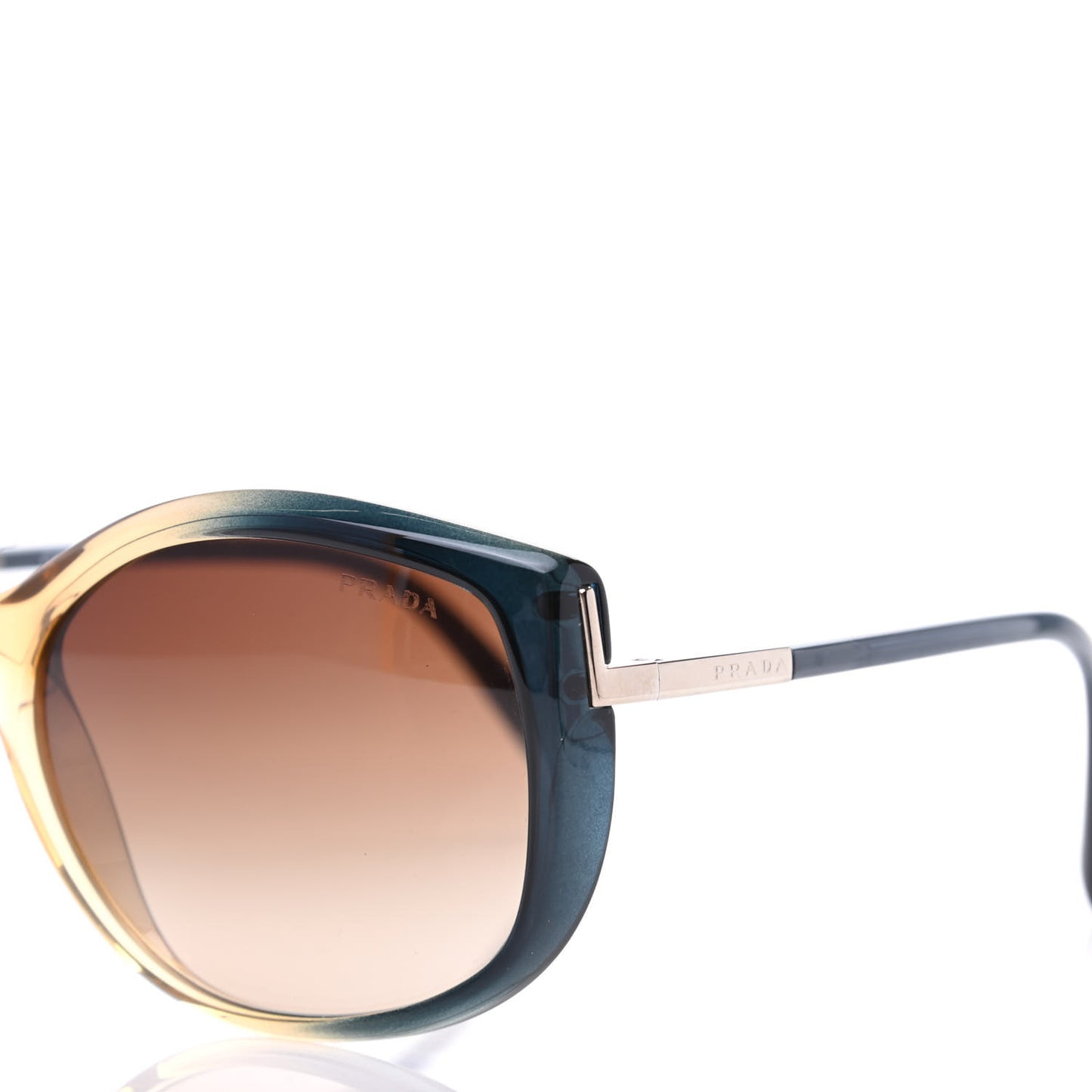 Acetate Cat Eye Sunglasses SPR09N Blue Brown