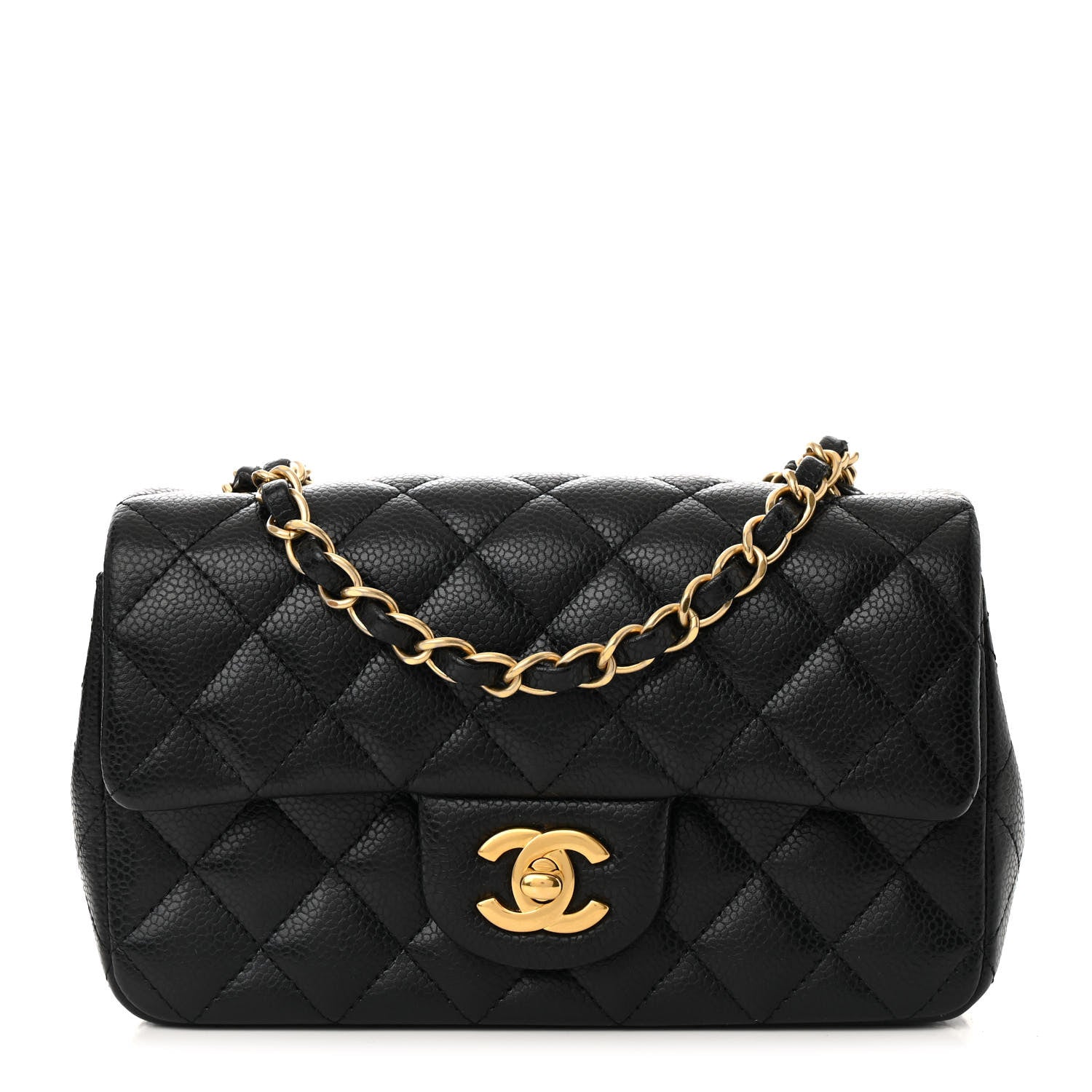 Chanel Caviar Quilted Mini Rectangular Flap Black 1 of 12