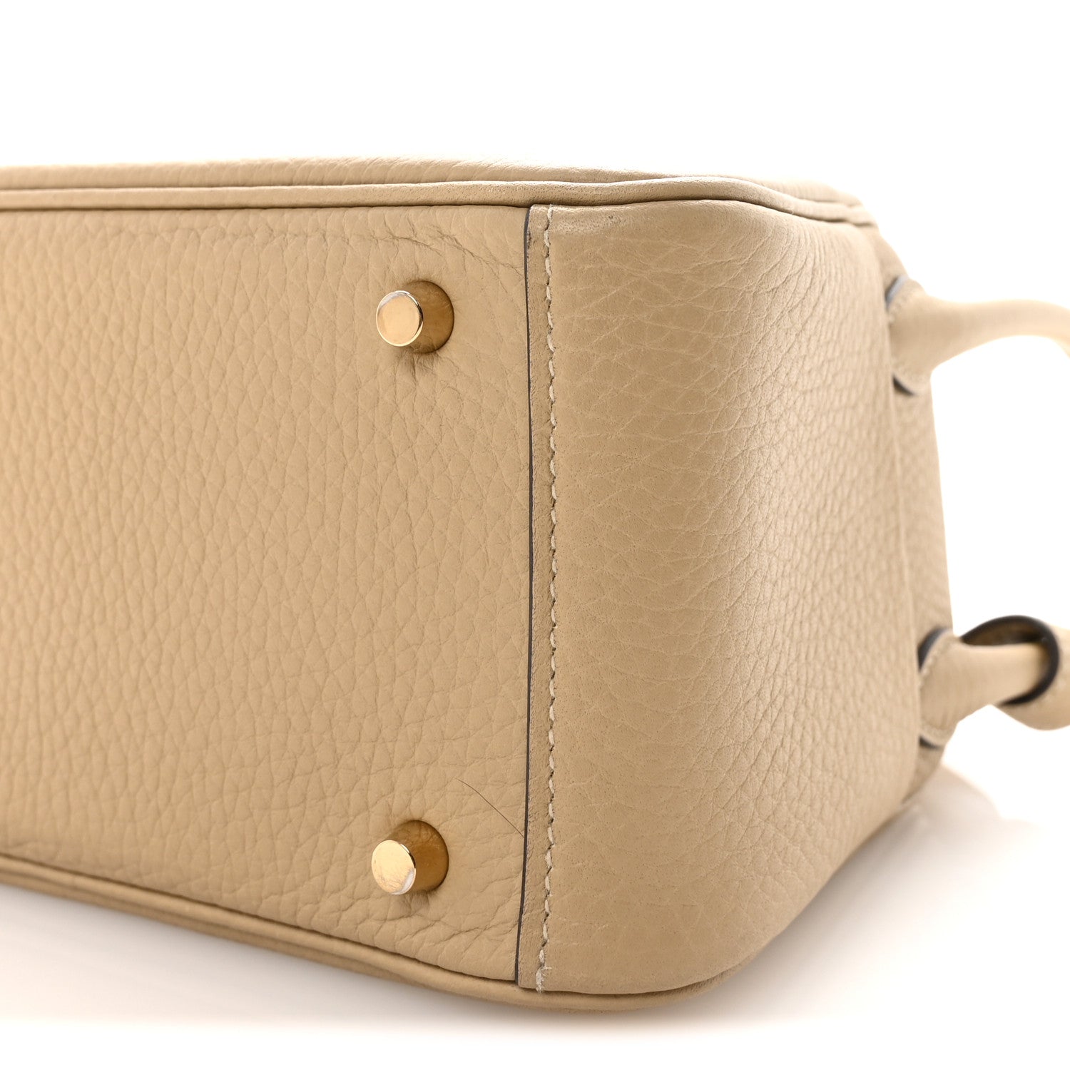 Hermes Taurillon Clemence Verso Mini Lindy 20 Trench Gris Asphalte