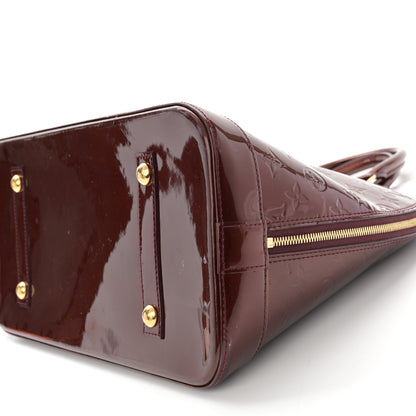 Louis Vuitton Vernis Alma MM Rouge Fauviste 9 of 11