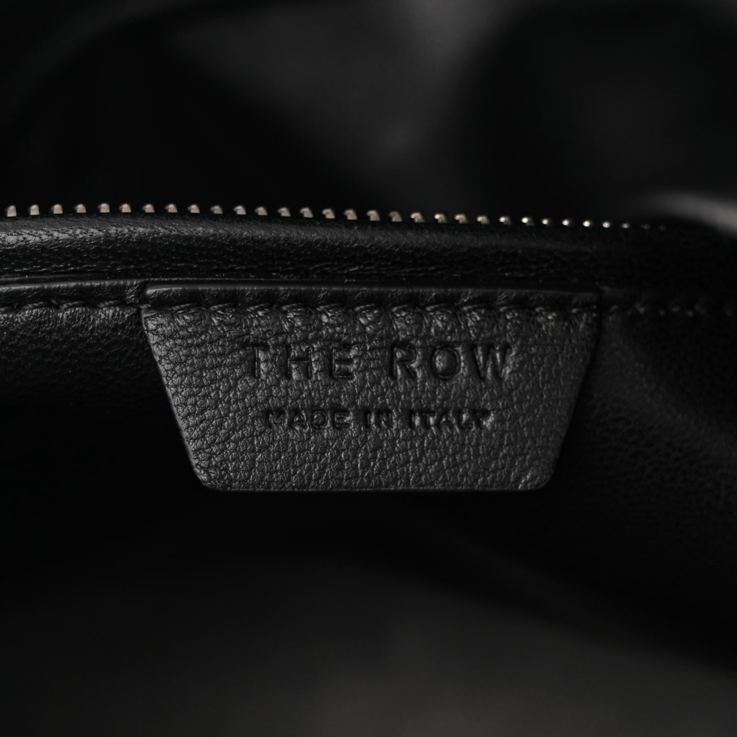 The Row Grained Calfskin George XL Duffle Bag Black 6 of 10