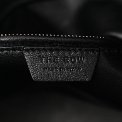 The Row Grained Calfskin George XL Duffle Bag Black 6 of 10