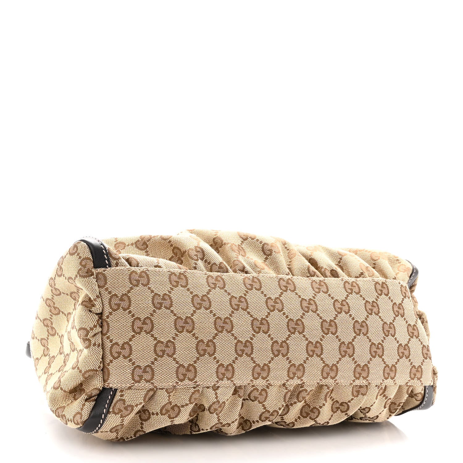 Gucci Monogram Medium D Gold Ring Hobo Dark Brown 4 of 9