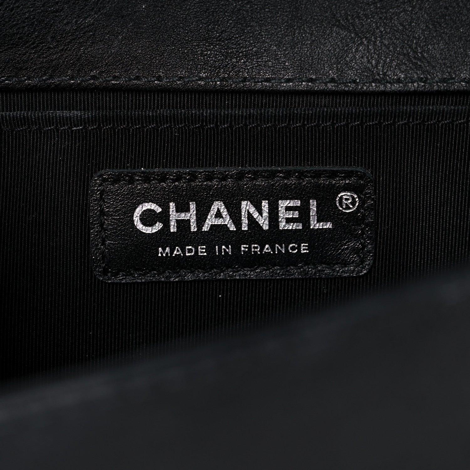 Chanel Goatskin Quilted Medium Boy Handle Flap Black 6 of 12