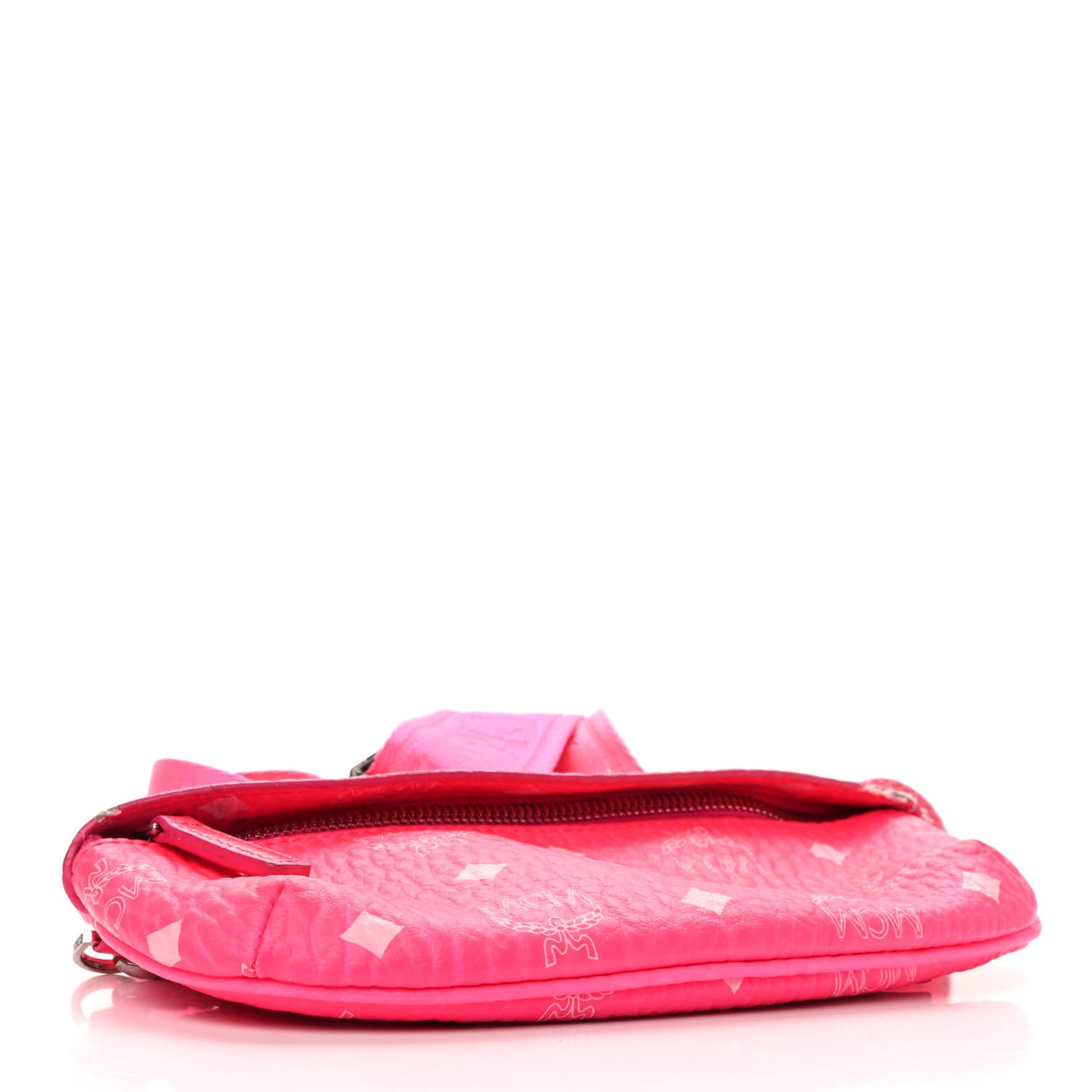 MCM Visetos Mini Crossbody Neon Pink 4 of 12