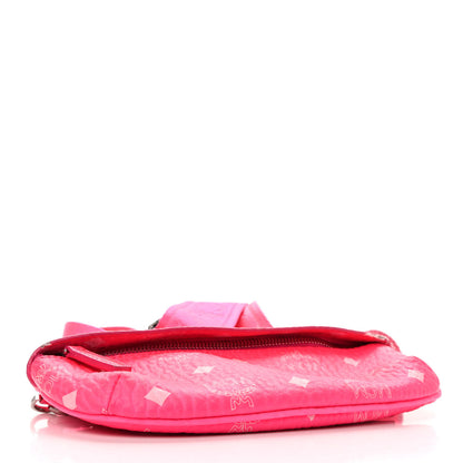 MCM Visetos Mini Crossbody Neon Pink 4 of 12
