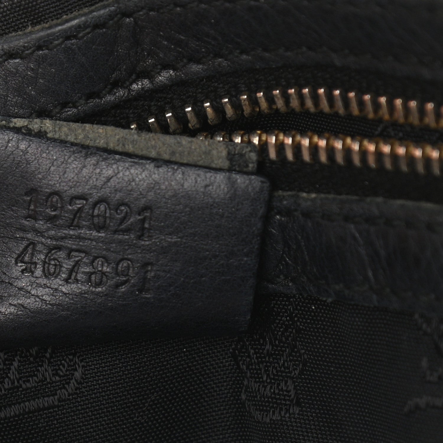 Gucci Patent Medium Hysteria Top Handle Bag Black 7 of 14