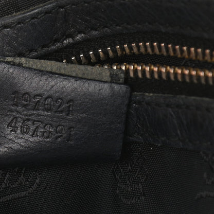 Gucci Patent Medium Hysteria Top Handle Bag Black 7 of 14