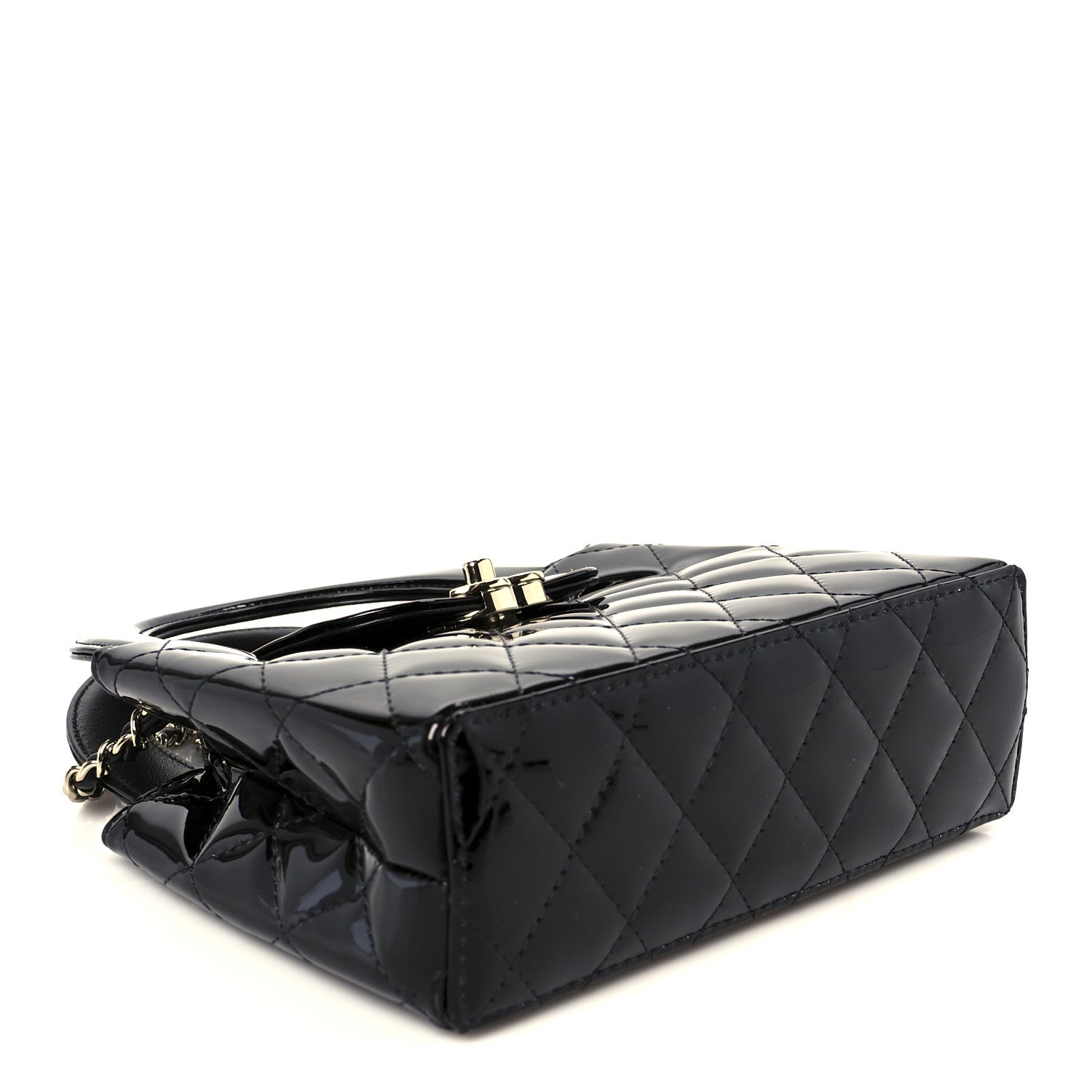 Chanel Mirror Calfskin Quilted Nano Kelly Shopper Black 1792685 Chanel Mirror Calfskin Quilted Nano Kelly Shopper Black 1792685