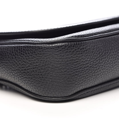 Gucci Pebbled Calfskin Medium Soho Flap Crossbody Black 8 of 9