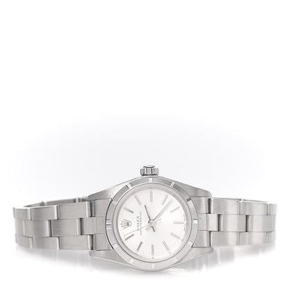 Rolex Stainless Steel 26mm Oyster Perpetual Watch Silver 76030 3 of 6