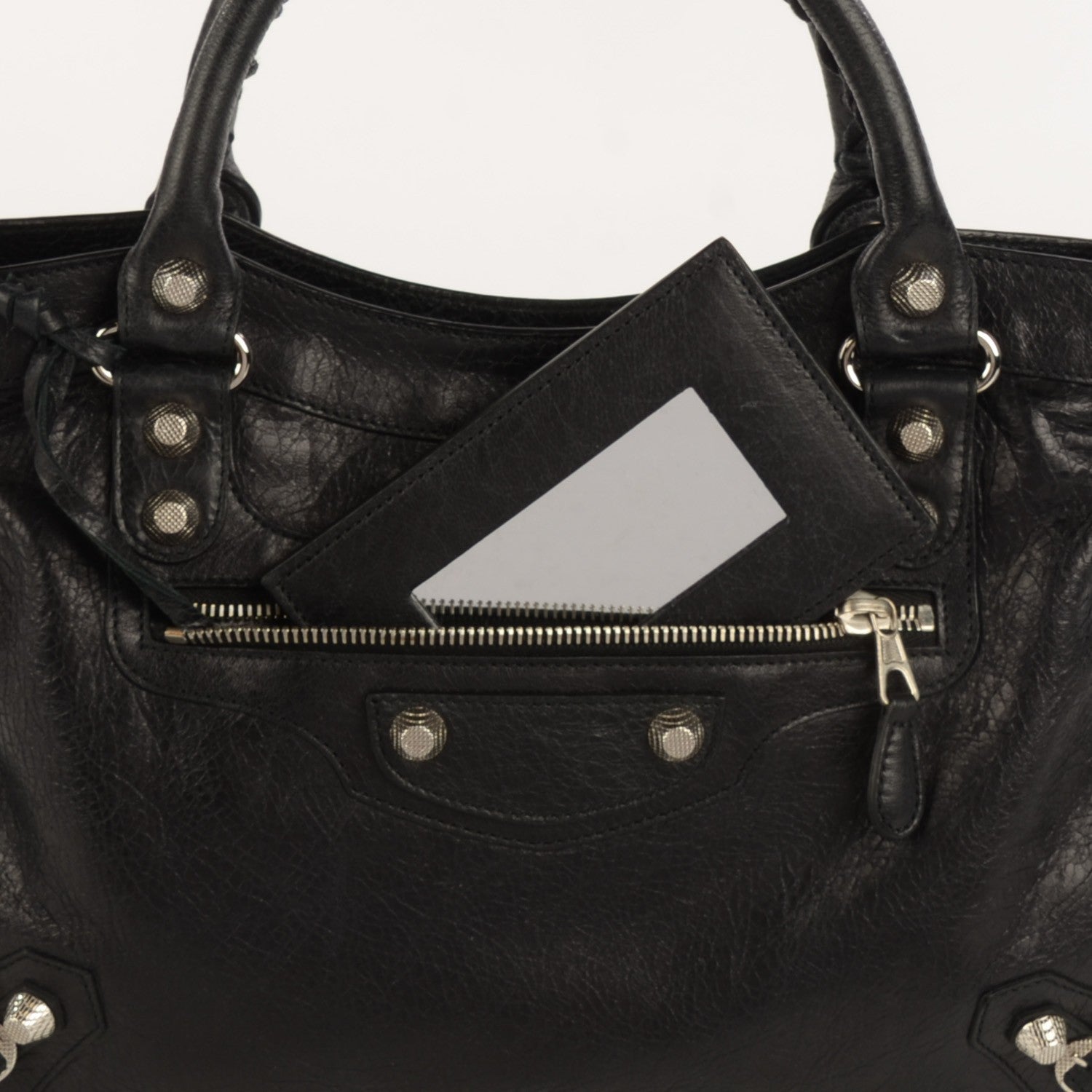 Balenciaga Agneau Giant 12 Silver Hardware Town Black 11 of 11