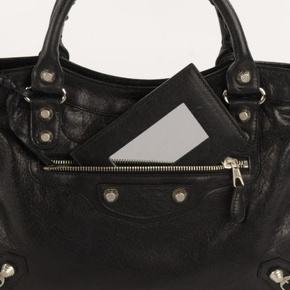 Balenciaga Agneau Giant 12 Silver Hardware Town Black 11 of 11