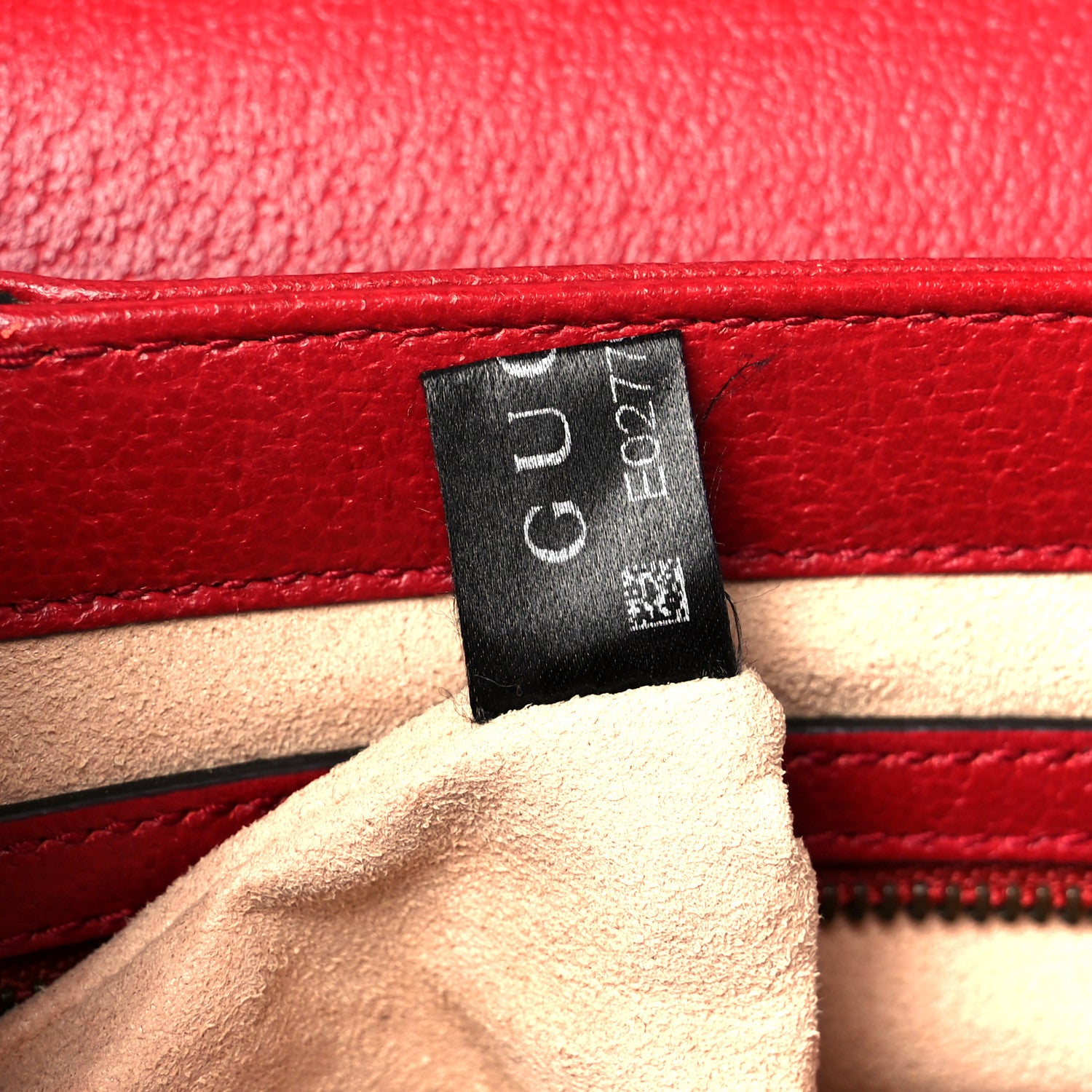 Gucci GG Supreme Monogram Small Queen Margaret Top Handle Bag Red 8 of 12