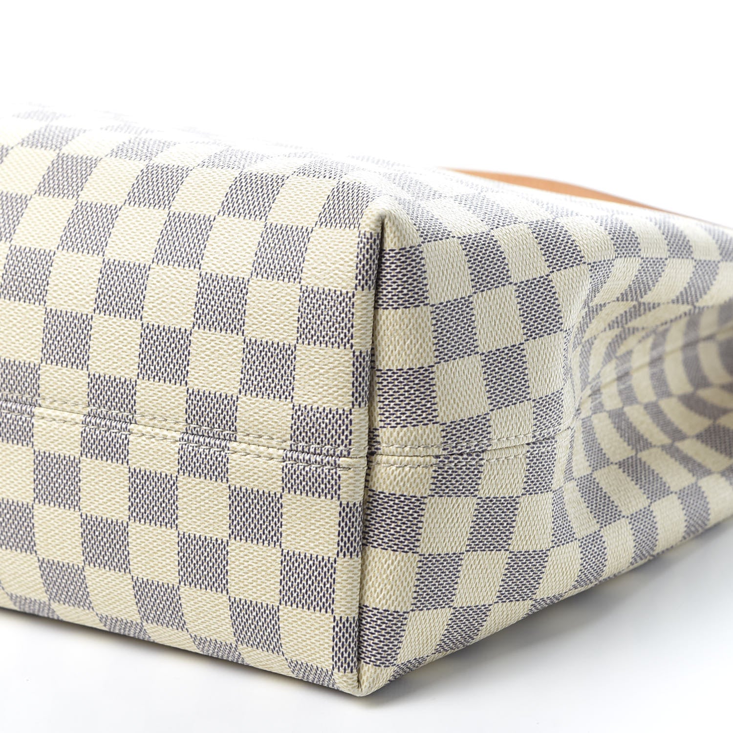 Louis Vuitton Damier Azur Graceful MM Rose Ballerine 6 of 11