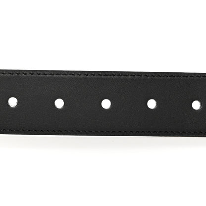 Louis Vuitton Calfskin 35mm Pont Neuf Belt 90 36 Black 4 of 5