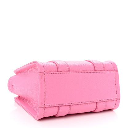 Marc Jacobs Grained Calfskin Micro The Tote Bag Pink 4 of 10